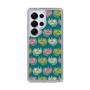 スリムプロテクションケース［ ELLE - Cat Pattern - グリーン ］
