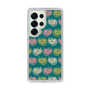 スリムプロテクションケース［ ELLE - Cat Pattern - グリーン ］