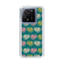 スリムプロテクションケース［ ELLE - Cat Pattern - グリーン ］