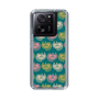 スリムプロテクションケース［ ELLE - Cat Pattern - グリーン ］