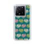 スリムプロテクションケース［ ELLE - Cat Pattern - グリーン ］