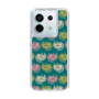 スリムプロテクションケース［ ELLE - Cat Pattern - グリーン ］