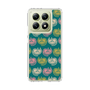 スリムプロテクションケース［ ELLE - Cat Pattern - グリーン ］