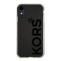 スリムプロテクションケース［ MICHAEL KORS - Logo - Black ］