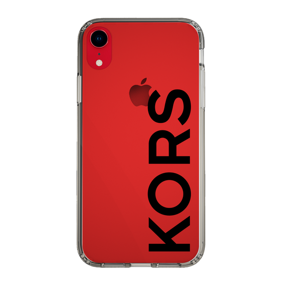 スリムプロテクションケース［ MICHAEL KORS - Logo - Black ］