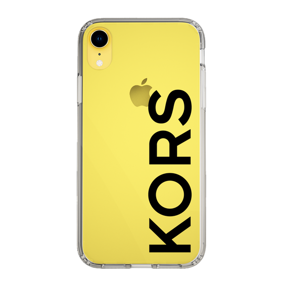 スリムプロテクションケース［ MICHAEL KORS - Logo - Black ］