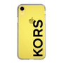 スリムプロテクションケース［ MICHAEL KORS - Logo - Black ］