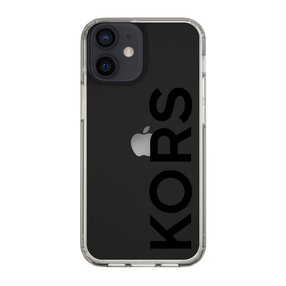 スリムプロテクションケース［ MICHAEL KORS - Logo - Black ］