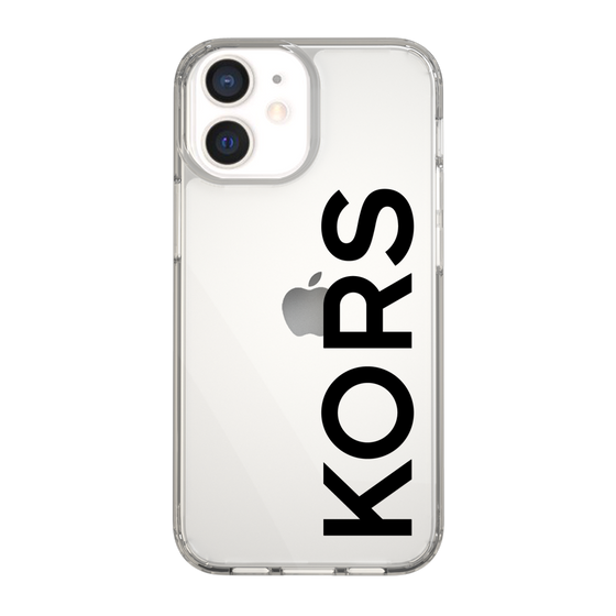 スリムプロテクションケース［ MICHAEL KORS - Logo - Black ］