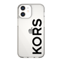スリムプロテクションケース［ MICHAEL KORS - Logo - Black ］