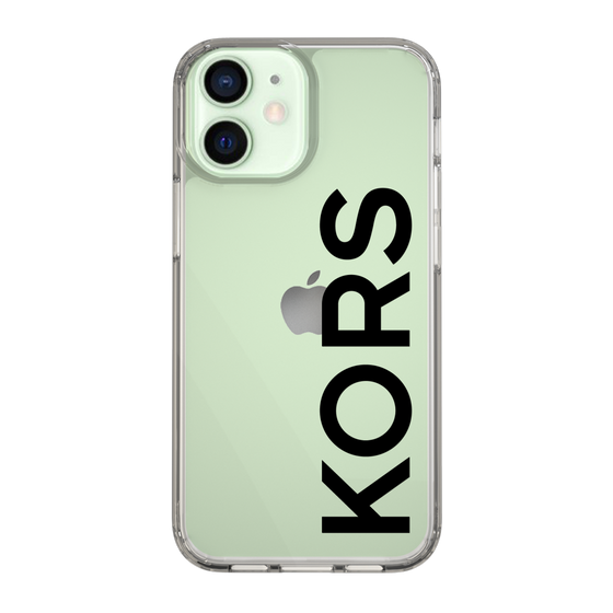 スリムプロテクションケース［ MICHAEL KORS - Logo - Black ］