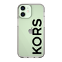 スリムプロテクションケース［ MICHAEL KORS - Logo - Black ］