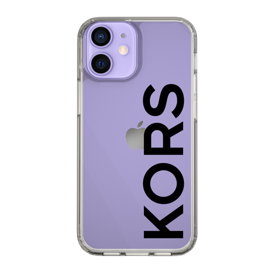 スリムプロテクションケース［ MICHAEL KORS - Logo - Black ］