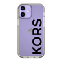 スリムプロテクションケース［ MICHAEL KORS - Logo - Black ］
