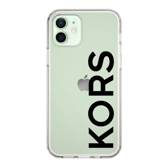 スリムプロテクションケース［ MICHAEL KORS - Logo - Black ］