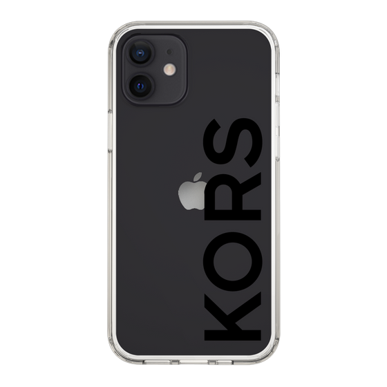 スリムプロテクションケース［ MICHAEL KORS - Logo - Black ］