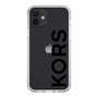 スリムプロテクションケース［ MICHAEL KORS - Logo - Black ］