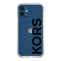 スリムプロテクションケース［ MICHAEL KORS - Logo - Black ］