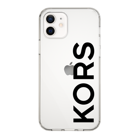 スリムプロテクションケース［ MICHAEL KORS - Logo - Black ］