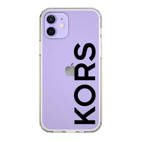 スリムプロテクションケース［ MICHAEL KORS - Logo - Black ］