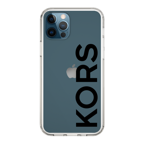 スリムプロテクションケース［ MICHAEL KORS - Logo - Black ］