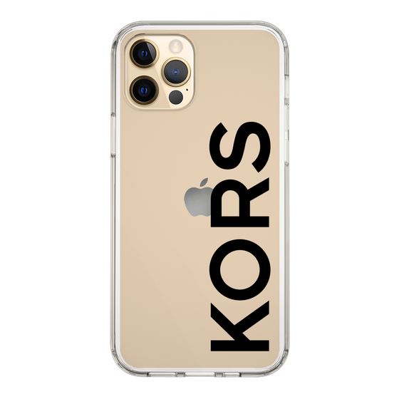 スリムプロテクションケース［ MICHAEL KORS - Logo - Black ］
