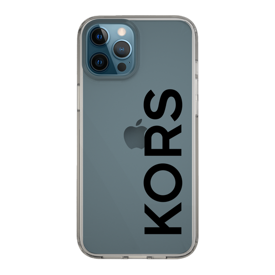 スリムプロテクションケース［ MICHAEL KORS - Logo - Black ］