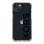 スリムプロテクションケース［ MICHAEL KORS - Logo - Black ］