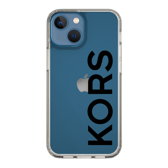 スリムプロテクションケース［ MICHAEL KORS - Logo - Black ］