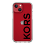 スリムプロテクションケース［ MICHAEL KORS - Logo - Black ］