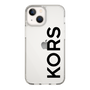 スリムプロテクションケース［ MICHAEL KORS - Logo - Black ］