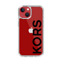スリムプロテクションケース［ MICHAEL KORS - Logo - Black ］