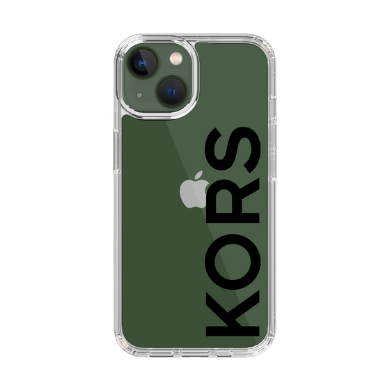 スリムプロテクションケース［ MICHAEL KORS - Logo - Black ］