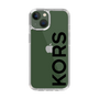 スリムプロテクションケース［ MICHAEL KORS - Logo - Black ］