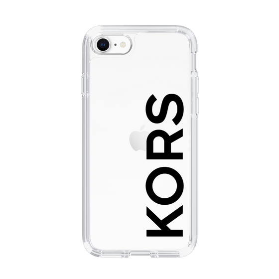 スリムプロテクションケース［ MICHAEL KORS - Logo - Black ］