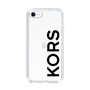 スリムプロテクションケース［ MICHAEL KORS - Logo - Black ］