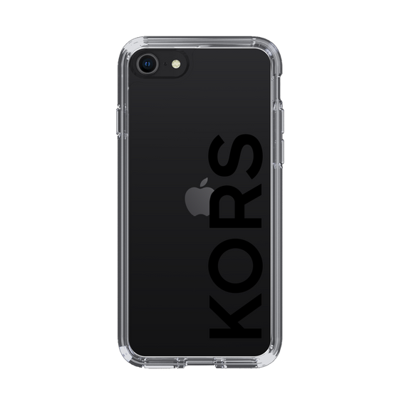 スリムプロテクションケース［ MICHAEL KORS - Logo - Black ］