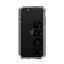 スリムプロテクションケース［ MICHAEL KORS - Logo - Black ］