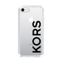 スリムプロテクションケース［ MICHAEL KORS - Logo - Black ］