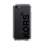 スリムプロテクションケース［ MICHAEL KORS - Logo - Black ］