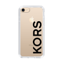 スリムプロテクションケース［ MICHAEL KORS - Logo - Black ］