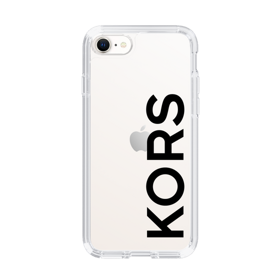 スリムプロテクションケース［ MICHAEL KORS - Logo - Black ］