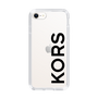 スリムプロテクションケース［ MICHAEL KORS - Logo - Black ］