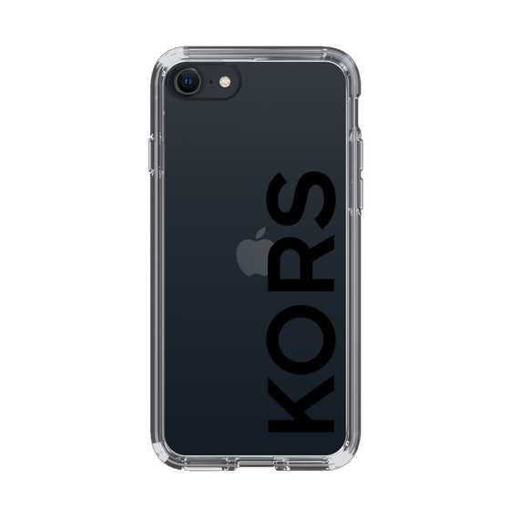 スリムプロテクションケース［ MICHAEL KORS - Logo - Black ］