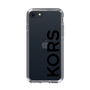 スリムプロテクションケース［ MICHAEL KORS - Logo - Black ］