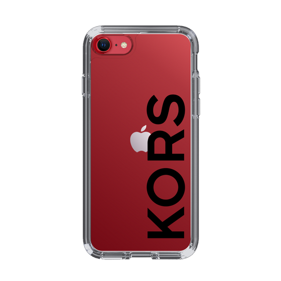 スリムプロテクションケース［ MICHAEL KORS - Logo - Black ］