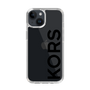 スリムプロテクションケース［ MICHAEL KORS - Logo - Black ］