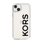 スリムプロテクションケース［ MICHAEL KORS - Logo - Black ］