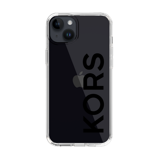 スリムプロテクションケース［ MICHAEL KORS - Logo - Black ］