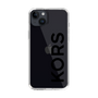スリムプロテクションケース［ MICHAEL KORS - Logo - Black ］